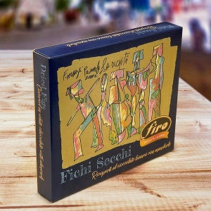 Fichi Secchi con MANDORLE Ricoperti al Cioccolato BIANCO gr. 250