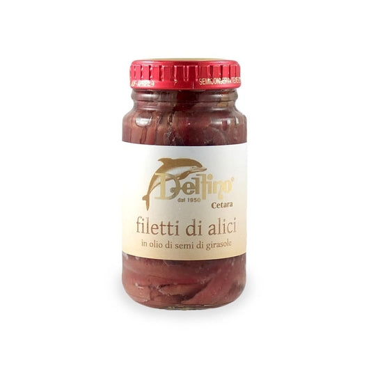 Filetti di Alici di Cetara Delfino vaso 140g
