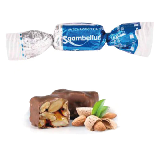 Sgambelluri TORRONCINI Croccante Mandorla LATTE Calabria busta 500g