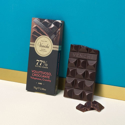 Tavoletta Cioccolato Fondente 77% VENCHI 70g