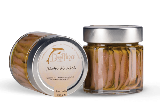 Filetti di Alici Top Delfino di Cetara marcelloitalianfood