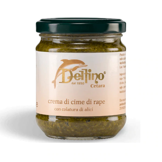 Delfino Crema di Cime di Rapa con Colatura di Alici marcelloitalianfood