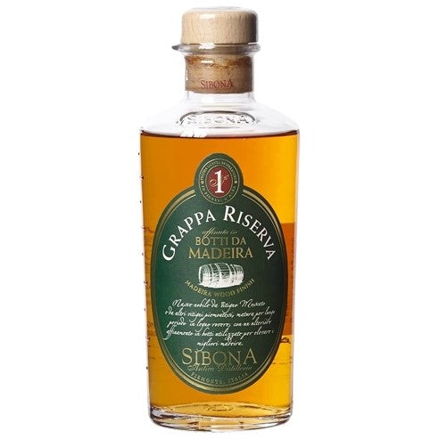 Distilleria Sibona Grappa Riserva di Moscato Affinata in Botti di Madeira marcelloitalianfood
