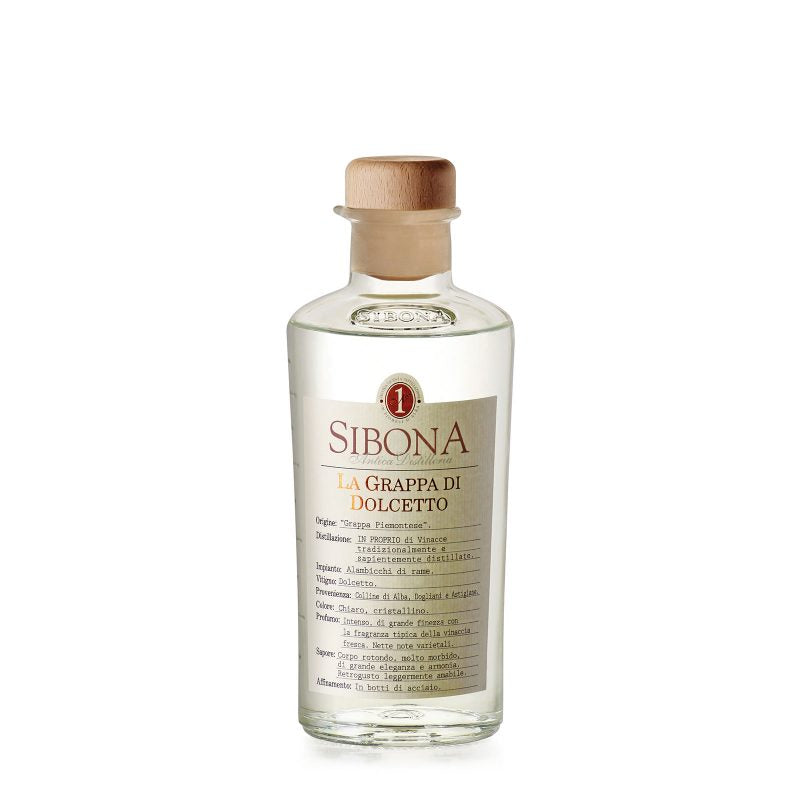 GRAPPA di DOLCETTO Distilleria Sibona 50cl