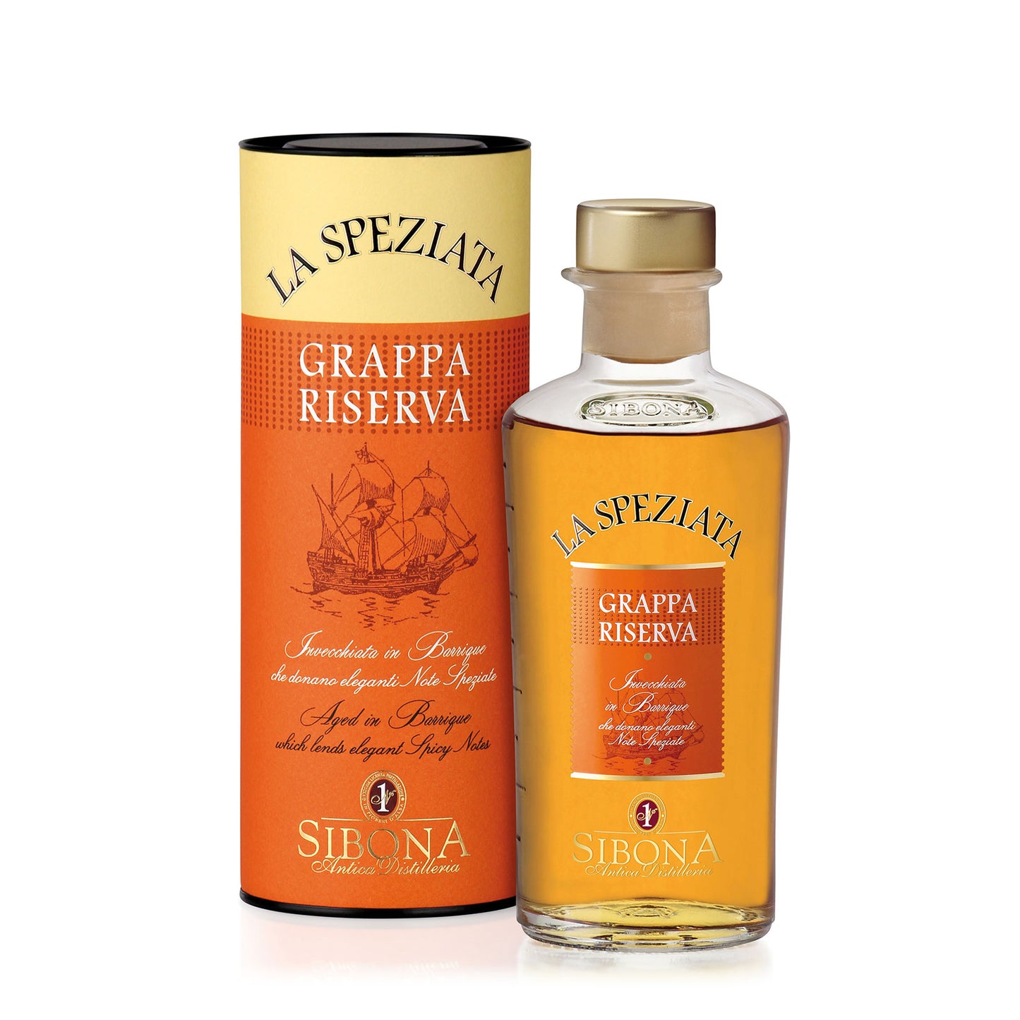 Distilleria Sibona Grappa Riserva La Speziata marcelloitalianfood