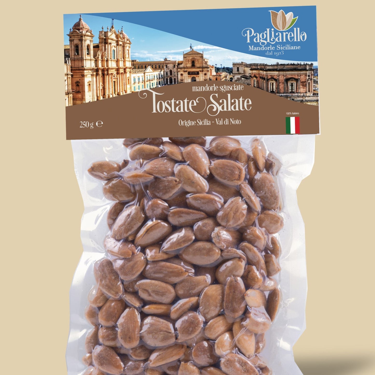 Mandorle Sgusciate Tostate Salate Val di Noto marcelloitalianfood