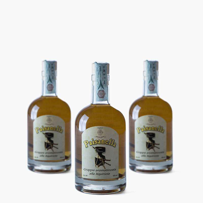 Paisanella Grappa Contadina alla liquirizia sapori silani marcelloitalianfood