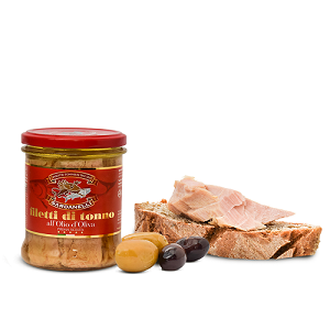 Tonno Sardanelli Filetti di Tonno all'olio di oliva marcelloitalianfood