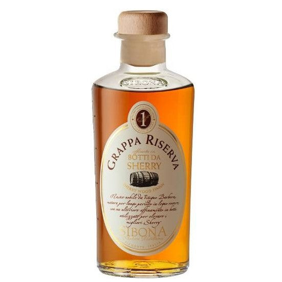 Distilleria Sibona Grappa Riserva di Barbera invecchiata in botti di Sherry marcelloitalianfood