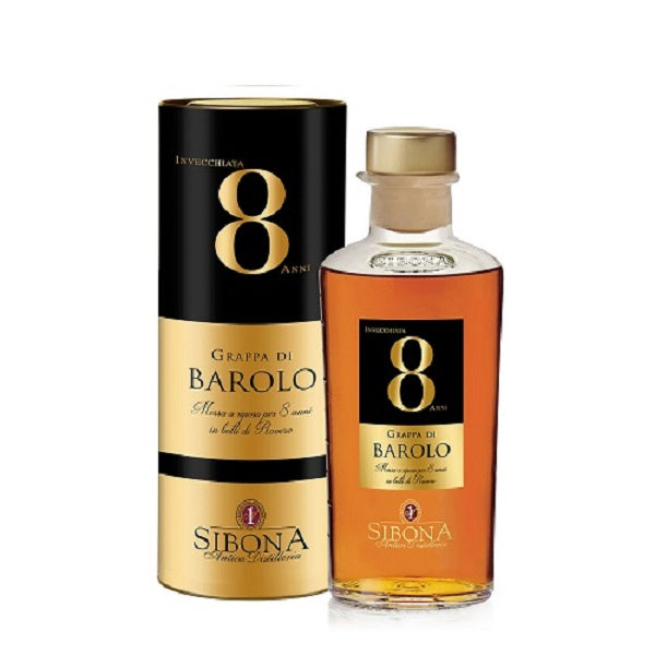 Distilleria Sibona Grappa Riserva Barolo 8 Anni marcelloitalianfood