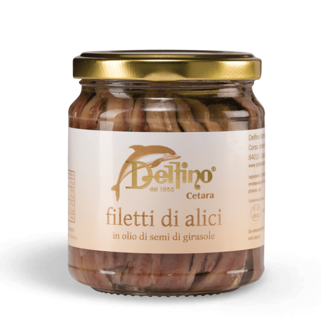 Filetti di Alici di Cetara Delfino marcelloitalianfood