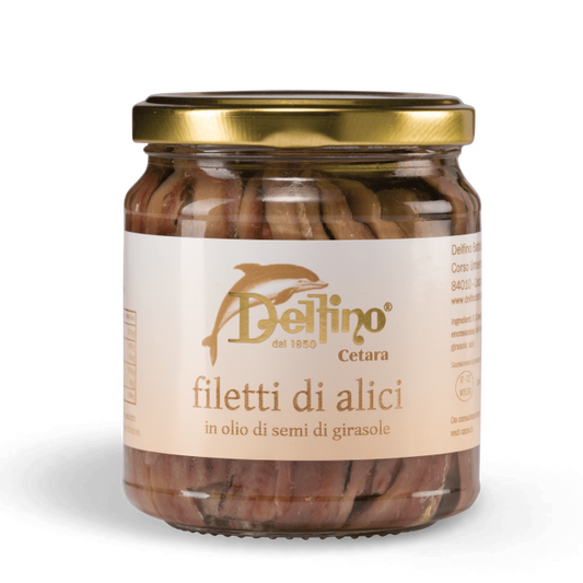 Filetti di Alici di Cetara Delfino marcelloitalianfood