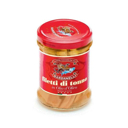 Tonno Sardanelli Filetti di Tonno all'olio di oliva marcelloitalianfood