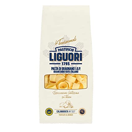 Liguori CALAMARATA Pasta di Gragnano IGP/IGP Talmoncino marcelloitalianfood.com