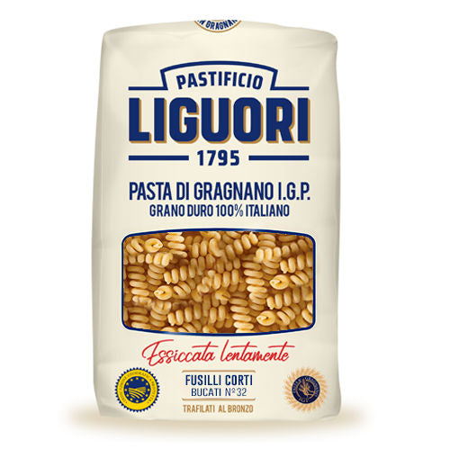Pasta Liguori Fusilli Corti Bucati di Gragnano IGP marcelloitalianfood