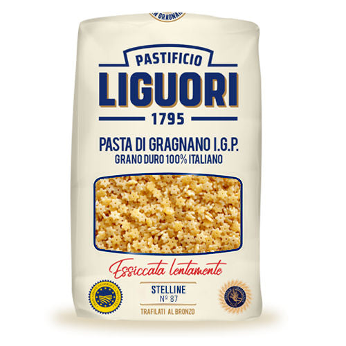 Pasta Liguori Stelline Pasta di Gragnano IGP talmoncino-marcelloitalianfood.com