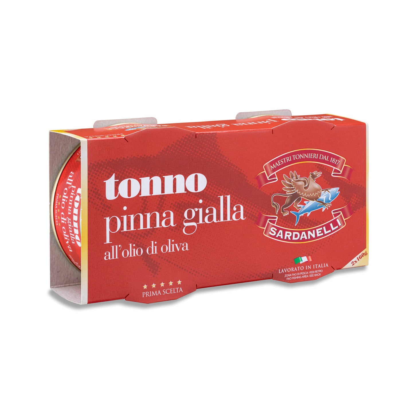 Sardanelli Tonno Pinna Gialla all'olio di oliva marcelloitalianfood