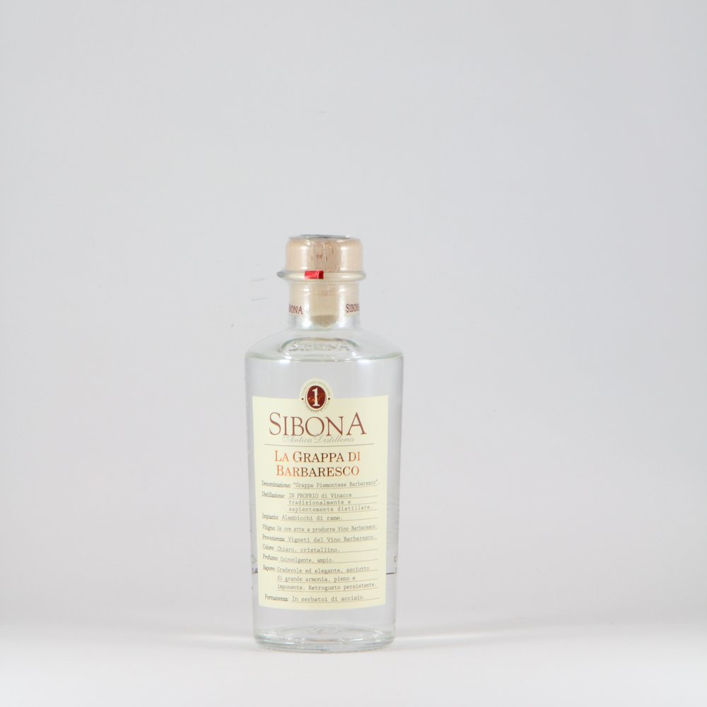 GRAPPA di BARBARESCO Distilleria Sibona - Bottiglia 50cl