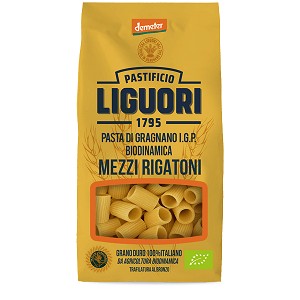 Liguori MEZZI RIGATONI DEMETER BIODINAMICA Pasta di Gragnano IGP/IGP 500g