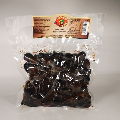 Serfunghi Olive secche NERE INFORNATE 500g