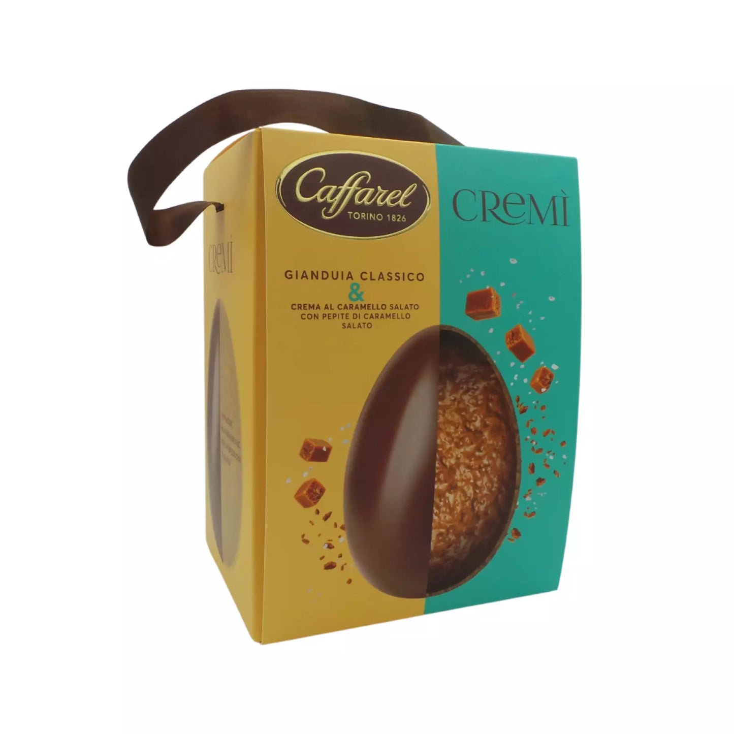 Uovo CREMI' GIANDUIA & crema al caramello salato Caffarel 380g