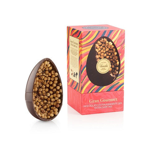 Uovo GRAN GOURMET Nocciolato FONDENTE 70% Venchi 540g