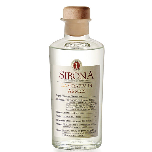 GRAPPA di ARNEIS Distilleria Sibona 50cl marcelloitalianfood