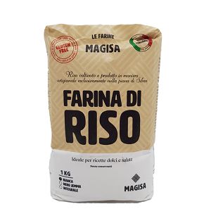 Farina di RISO Bianca Magisa  marcelloitalianfood