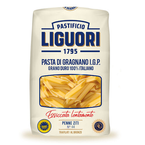 Pasta Liguori Penne Ziti Lisci di Gragnano IGP marcelloitalianfood.com