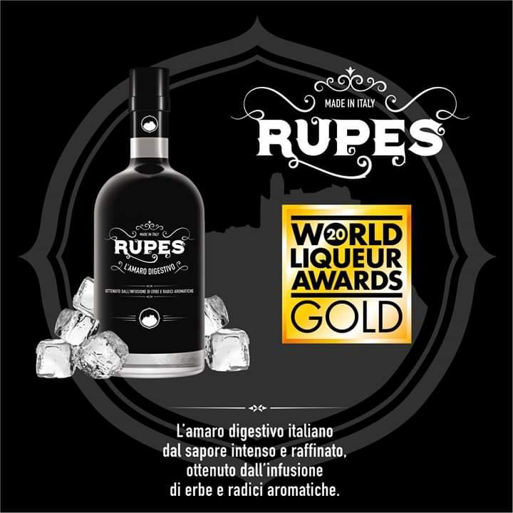 Amaro Rupes -L'Amaro Digestivo - Migliore Liquore 2020 - Bottiglia 100 cl - TALMONCINO - Marcello Italian Food