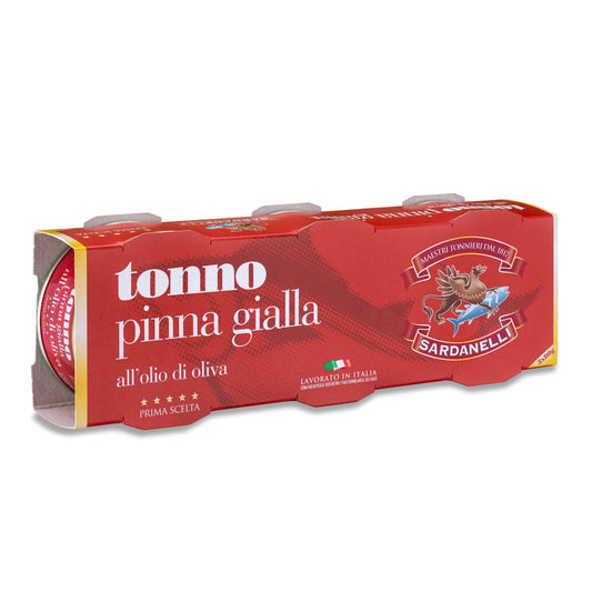 Tonno-sardanelli- Sardanelli Tonno Pinna Gialla all'Olio di Oliva marcelloitalianfood